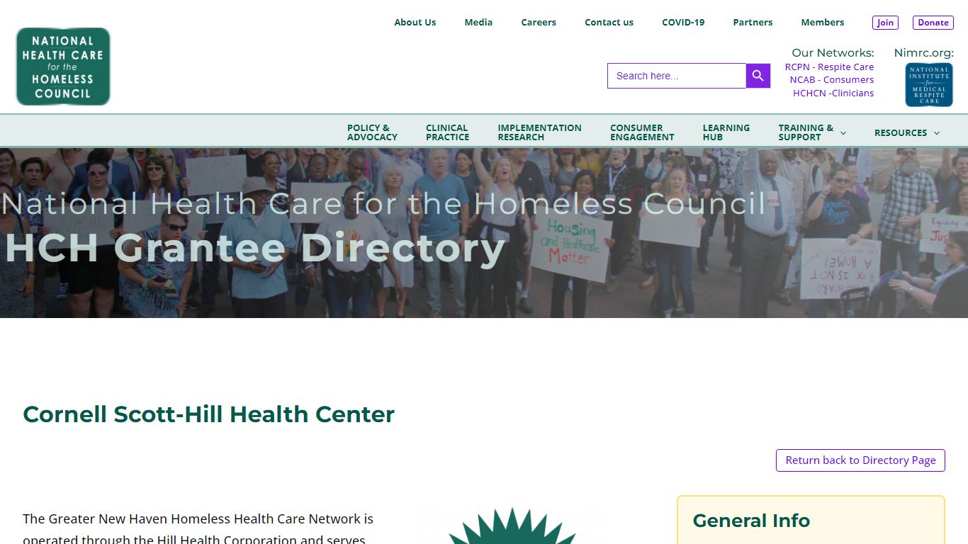 Cornell Scott-Hill Health Center | National Health Care for the ...